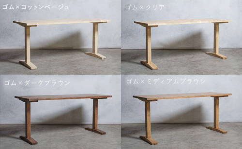 木製 パソコンデスク ゴム材 エ型 W160×D60×H70ｃｍ 選べる4色 岐阜県 安八町 2123282 - 岐阜県安八町