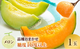 【配送不可：沖縄・離島】【出荷予定：7/20〜8/25 津軽産 減農薬栽培メロン1玉 糖度16度以上保証】光センサーと糖度計を使用し、糖度16度以上のメロンのみをお届け！化学肥料や農薬を減らした栽培（