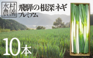 《令和7年産先行予約》水村農園 飛騨の根深ネギ プレミアム ねぎ 10本 飛騨産野菜 旬の野菜 野菜 ネギ 産地直送 国産 syun82