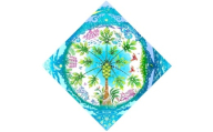 ［琉球イラストレーション］ 与儀勝之 『パパイヤの園 / The Garden of Papaya』 額装Mサイズ インテリア 雑貨 アート おしゃれ おすすめ 沖縄市 / yogima office [BCAI004]