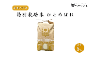 【令和7年度産 新米】 つちや農園 猪苗代町産 特別栽培米ひとめぼれ 5kg（精米）| お米 米 ひとめぼれ ※2025年11月上旬頃より順次発送予定