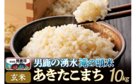 ＜新米受付＞令和7年産 あきたこまち 玄米 男鹿の湧水 滝の頭米 10kg 秋田県 男鹿市 いりあいファーム滝の頭