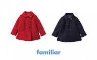 ＼レビュー投稿でお米プレゼント／【80cm・ネイビー】【ファミリア（ familiar ）】コート 80・90サイズ／80cm ネイビー [№5771-7010]1364｜子ども服 ベビー服 おしゃれ かわいい 赤ちゃん ベビーウェア 高品質 耐久性 吸水性 出産祝い ギフト 前開き キッズ  女の子 男の子