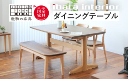 木の持つ味わいを活かして、木の質感を愉しめるテーブルです。この世に二つとない、天然木ならではの無垢の木の表情に「節」があります。その気がどのような成長の過程を経たのかを示す証でもあります。無垢材へのこ