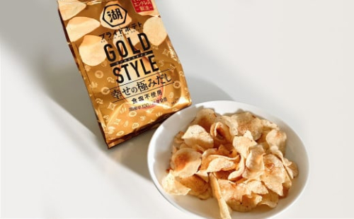 湖池屋 プライドポテト GOLD STYLE 幸せの極みだし 24袋セット （1袋 55g×24） ポテトチップス 国産じゃがいも 2132612 - 熊本県益城町