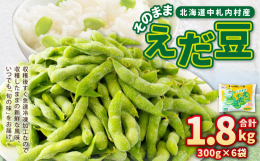 料理やおつまみにそのまま使える美味しい枝豆です。中札内村特産《大袖の舞大豆》を使用しています。えだ豆に最適の品種でクセがなく、自然な味わいで、大豆本来の味が楽しめます。中札内村産の『そのままえだ豆』は
