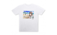 白い砂のアクアトープ描き下ろしTシャツ　Mサイズ