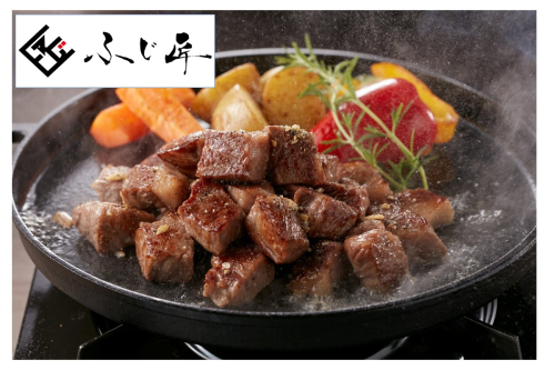 しまね和牛サイコロステーキ(肉専用にんにく塩付) 【196_2043】 2133845 - 島根県浜田市