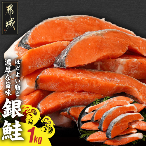 銀鮭1kg(500g×2P)_11-8402 2134633 - 宮崎県都城市
