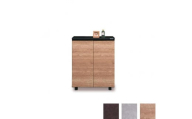 大川家具　シューズボックス　スイートピー800L　幅80cm  靴箱 収納【3色】