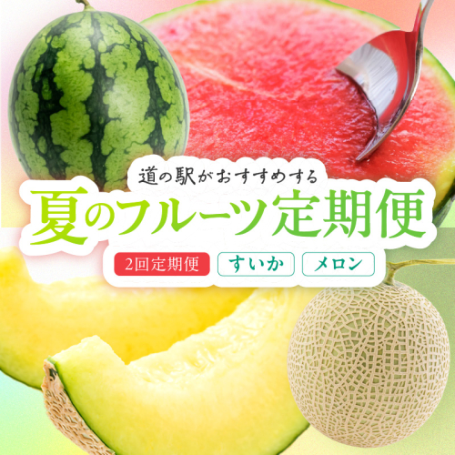 【先行予約】道の駅がおすすめする夏のフルーツ定期便～すいか・メロン～
 2137728 - 京都府京丹後市