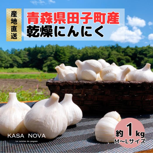 【農家直送】田子町産にんにく M＆L size『約1kg』 2138460 - 青森県田子町