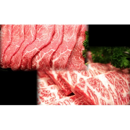 田子牛すきやき用モモ500g 焼肉用カルビ500g詰合せ 2138603 - 青森県田子町