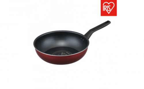 フライパン ダイヤモンドコートフライパン炒め鍋 IH・ガス火両用28cm VDI-W28 ワインレッド 2141365 - 宮城県角田市