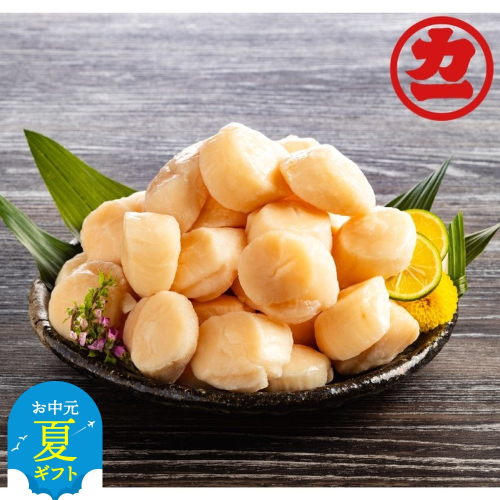 24-105 【お中元】オホーツク産ほたて貝柱特大サイズ1kg 2145085 - 北海道紋別市