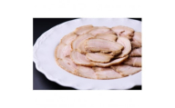 【6月発送開始『定期便』】お肉屋さんのバラ焼豚（約1.2kg／10g×20枚×6袋）全3回