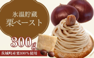 634 氷温貯蔵 栗ペースト300g（ 茨城町産 栗 100％ 使用 ) 【海老澤農園】