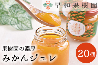 954.【早和果樹園】濃厚みかんジュレ（20個入）（A954-2） 2151778 - 和歌山県有田市