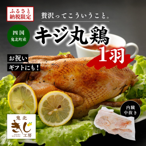 ＜ふるさと納税限定＞きじ丸鶏1羽（約900g） ｜ キジ肉 雉 きじ キジ ジビエ とり 鶏肉 パーティー ムネ モモ ササミ 秋 冬 熟成 加工品 愛媛県 鬼北町　※離島への配送不可 2151793 - 愛媛県鬼北町