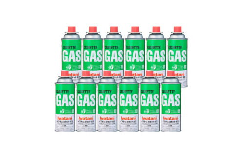 イワタニ CO2排出量実質ゼロのカセットガス（12本入り） CB-250S-GRJ【FI08U】 2153077 - 滋賀県近江八幡市