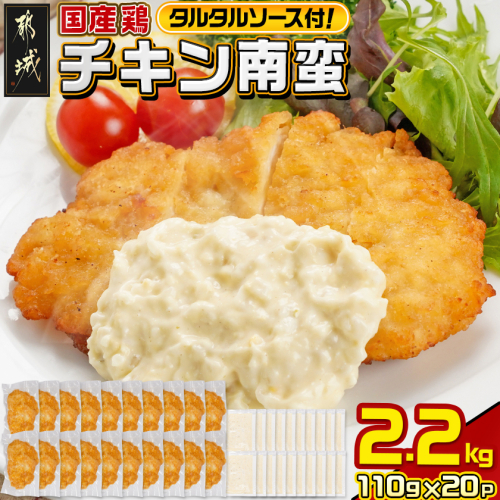 国産鶏チキン南蛮(110g×20P)_17-1510 2154167 - 宮崎県都城市
