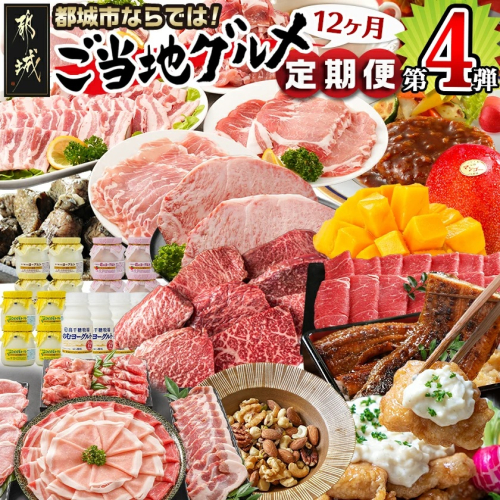 【セレクト定期便】第4弾☆都城市ご当地グルメ定期便(12ヶ月)≪2026年お届け≫_T179-MY01 2155033 - 宮崎県都城市