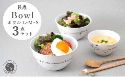 有田焼 掛釉ボウル ピンク 3サイズセット【貝山窯】食器 器 うつわ 丼 取り鉢 汁椀 ラーメン鉢 スープ碗 サラダボウル 個性 モダン シック A30-573 2155202 - 佐賀県有田町