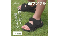 10-55_【FLOAD/フロード公式】 キッズサンダル（ブラック/14cm）｜ キッズ サンダル 女の子 男の子 ベビー キッズサンダル 子供サンダル ベビーサンダル プール 14cm 15cm 水遊び 水陸両用 愛知県 岐阜県 名古屋 acct FLOAD