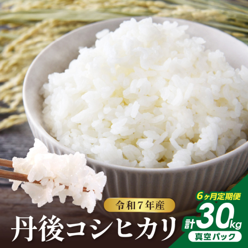 【6回定期便】令和7年産 丹後コシヒカリ 5kg(真空パック)
2158603 - 京都府京丹後市