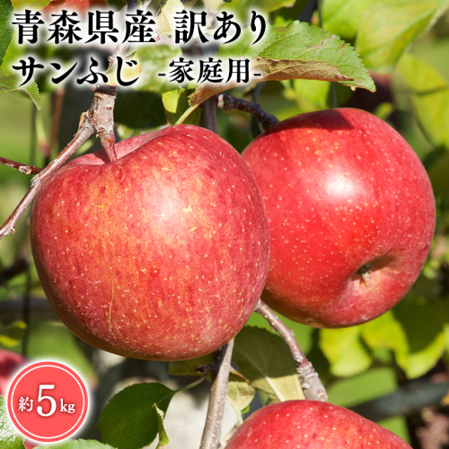 ４月発送　訳あり　家庭用　甚八りんごサンふじ５kg　【マルジンサンアップル　4月　青森県産　平川市　りんご　サンふじ　5kg　訳あり　家庭用】 2158865 - 青森県平川市