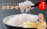 【事前受付】令和7年度産 新米 米 9kg  おまかせ 品種 ひとめぼれ にこまる にじのきらめき 精米 白米 国産 おいしい お米 こめ 静岡県 牧之原市  日用品 日常  9月~10月発送 ご飯 ごはん ふっくら もちもち 炭水化物  主食 家庭用 贈答 訳あり