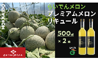 らいでんメロン プレミアムメロンリキュール 500ml 2本