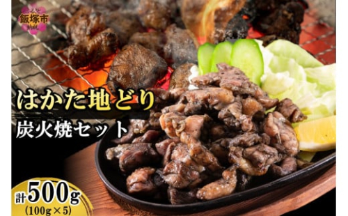 はかた地どり炭火焼きセット500g【A4-043】 2163815 - 福岡県飯塚市