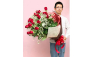 赤バラの花束 21本「あなただけに尽くします」【記念日に届くお花 21本 世界らん展 フラワードリームジャパンカップ 国内主要コンテスト受賞 贈り物 メッセージフラワー 神奈川県 小田原市 】