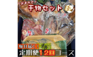【毎月定期便12回】厳選！小田原の旬の干物セット 極【 まぐろや 神奈川県小田原市 】
