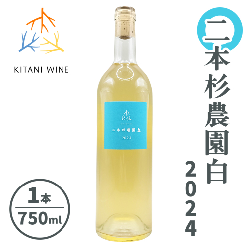 二本杉農園白 2024 (750ml×1本)｜ワイン 果実酒 奈良 香芝 [2911] 2165884 - 奈良県香芝市