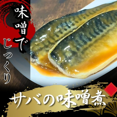 サバの味噌煮 サバ 味噌煮 みそ煮 冷凍 切り身 朝食 夕食 2167200 - 山梨県都留市