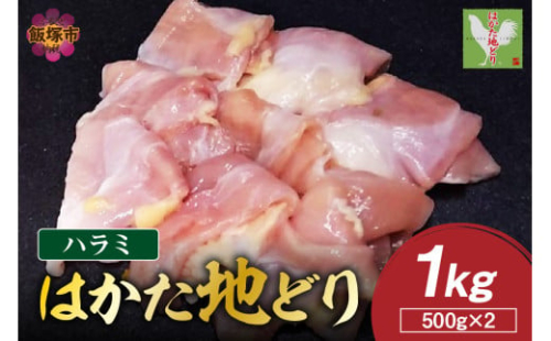 はかた地どり ハラミ 1kg(500g×2)【A-847】 2167381 - 福岡県飯塚市