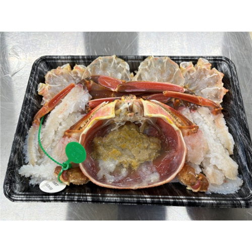 蟹しゃぶセット（間人蟹約800g×1杯分／蟹味噌付き・カニだし付き）
 2167548 - 京都府京丹後市