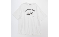 ＜Sea Sauna Shackオリジナル＞ロゴTシャツ ホワイト Sサイズ【1632480】