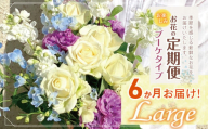 お楽しみ！6か月 お届け お花 の 定期便 「Large」 | ブーケ タイプ 高さ35-40cm 本数12-17本 flower フラワー ふらわー 花 はな リトルシード インテリア 植物 定期 お任せ お見舞い ギフト お祝い 誕生日 親孝行 プレゼント贈り物 新鮮 調布 東京都