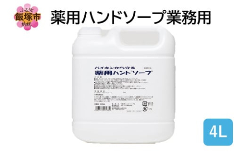 薬用ハンドソープ 業務用4L×1個【B4-063】 2171356 - 福岡県飯塚市