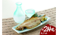浜田の上品笹カレイ・大き目肉厚水カレイ2種食べ比べセット 計24尾 【198_0003】