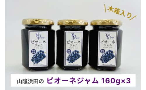 山陰浜田のピオーネジャム 木箱入り 【032_2066】 2172646 - 島根県浜田市