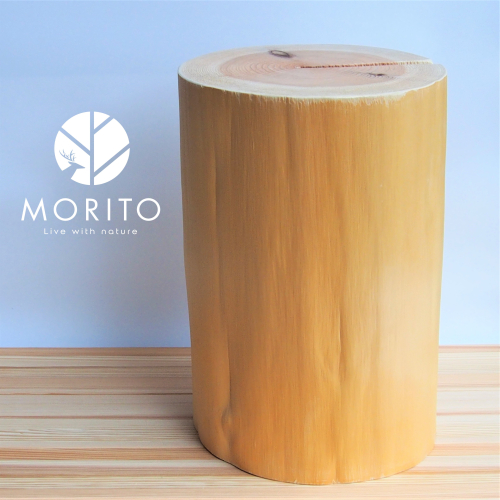 MORITO　森の丸太スツール＜杉／磨き丸太仕上げ＞　オットマン 椅子 2172855 - 三重県名張市