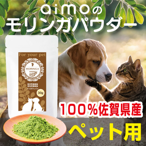 佐賀県産スーパーフードモリンガペット用：B100-050 2174920 - 佐賀県佐賀市