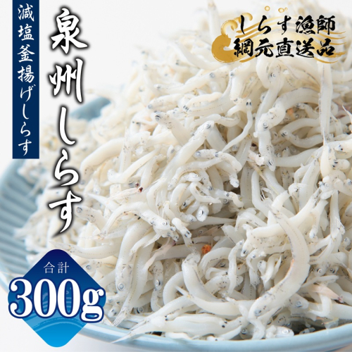 【お試し】減塩 釜揚げしらす 300g【小分け 150g×2P シラス しらす sirasu 海鮮 人気 おすすめ 産地直送】 G2864 2175522 - 大阪府泉佐野市