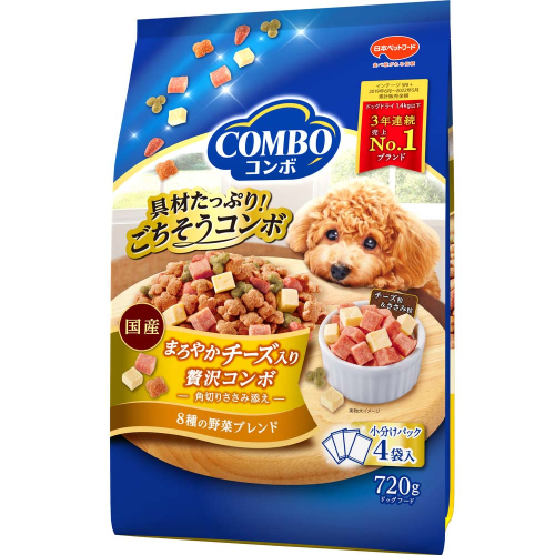 コンボ ドッグ まろやかチーズ入り 720g ｘ12(ケース単位) ドッグフード 2175547 - 静岡県袋井市