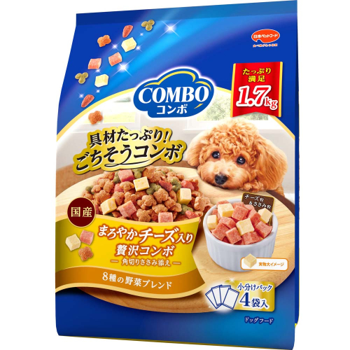 コンボ ドッグ まろやかチーズ入り 1.7kg ｘ8(ケース単位) ドッグフード 2175548 - 静岡県袋井市
