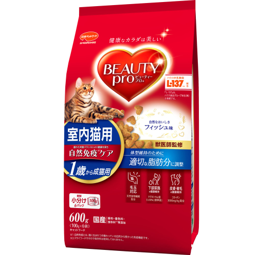 ビューティープロ キャット 成猫用 1歳から 600g ｘ10(ケース単位) キャットフード 2175618 - 静岡県袋井市